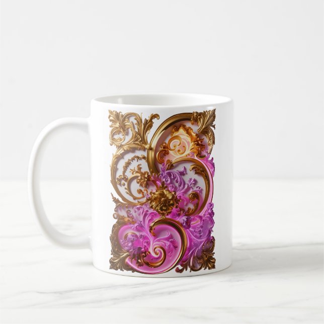 Taza De Café Brillante barroca - De vuelta a Rococo (Izquierda)