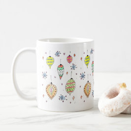 Taza De Café ¡Brillante! Ornamentos de Navidad Café Mug