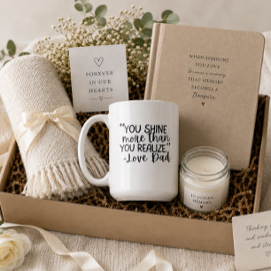 Taza De Café “Brillas más de lo que te das cuenta – Con amor, P