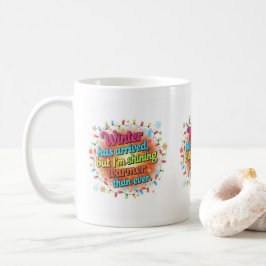Taza De Café Brillo de invierno – Fiestas cálidas y brillantes