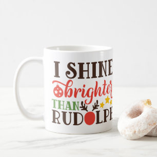 Taza De Café Brillo Que Rudolph