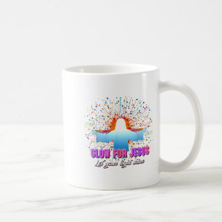 Taza De Café Brillo Religioso Cristiano Para Jesús Deja Que Tu