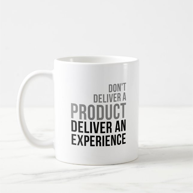 Taza De Café Brindar Una Experiencia (Izquierda)