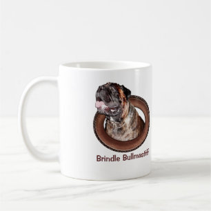 Taza de café Brindle de los regalos de Bullmastif