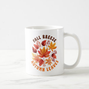 Taza De Café Brisa de caída, hojas otoñales - Foliage caprichos