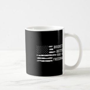 Taza De Café Brisket Butts Ribs And Freedom Bbq