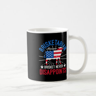 Taza De Café Brisketarian porque Brisket nunca decepciona a Bbq