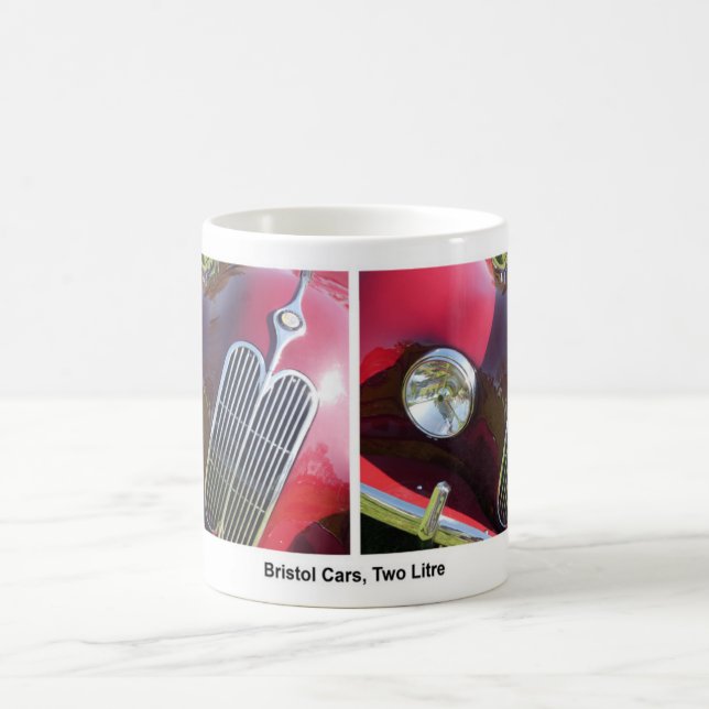 Taza De Café Bristol, 2 Litro, Coche Vintage. (Centro)