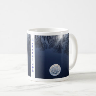 Taza De Café Bristol 408 Car, Vintage British Grand Tourer.