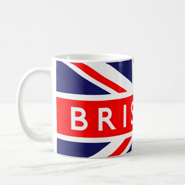 Taza De Café Bristol : Bandera británica (Izquierda)