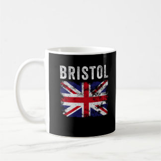 Taza De Café Bristol Bandera del Reino Unido Guay de recuerdo b
