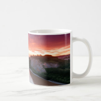 Taza De Café Bristol Clifton Puente de Suspensión en Sunset Mug