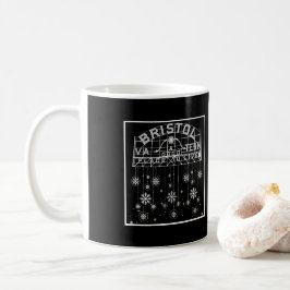 Taza De Café Bristol Slogan Rótulo Invierno