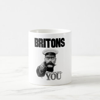 Taza De Café Británico su país le necesitan - señor Kitchener