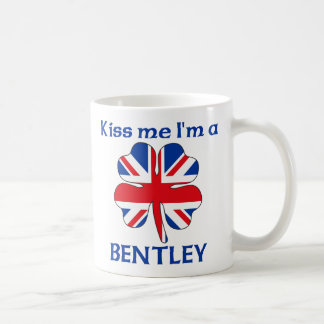 Taza De Café Británicos personalizados me besan que soy Bentley