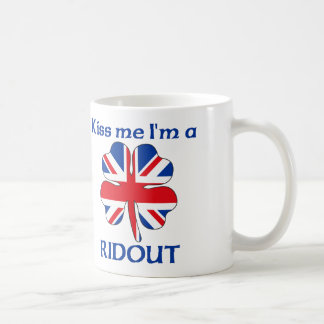 Taza De Café Británicos personalizados me besan que soy Ridout