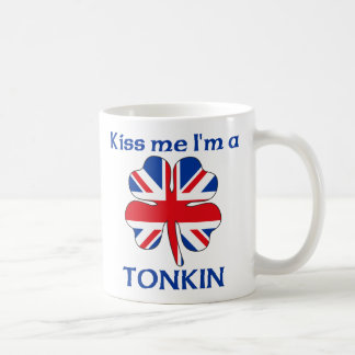 Taza De Café Británicos personalizados me besan que soy Tonkin