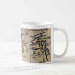 Taza De Café Britannia Depicta (pozo/Weymouth del barrido)