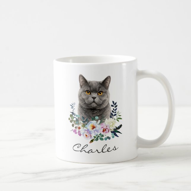 Taza De Café British Shorthair (Derecha)