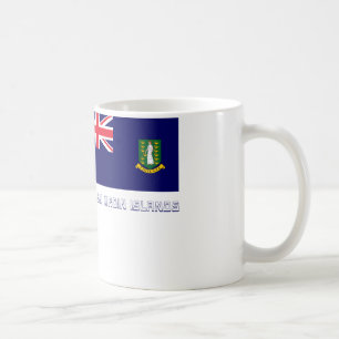 Taza De Café British Virgin Islands señalan por medio de una