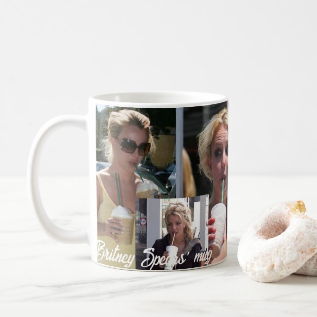 Taza De Café Britney Spears' mug (Con donut)
