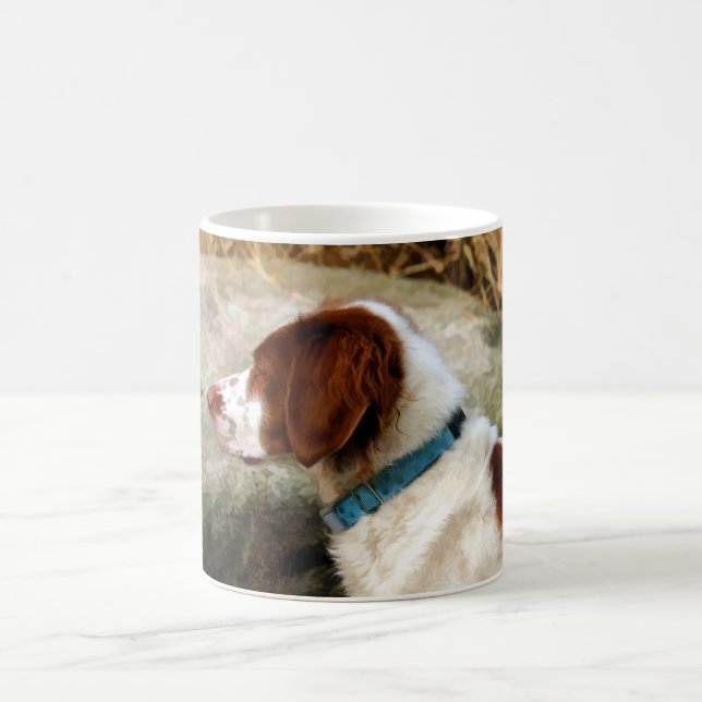 Taza De Café Brittany Spaniel (Centro)