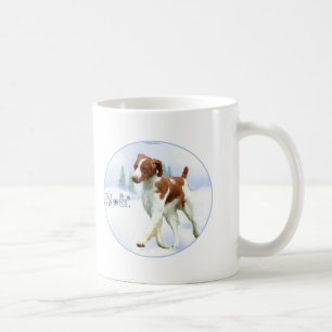 Taza De Café Brittany Spaniel Noel