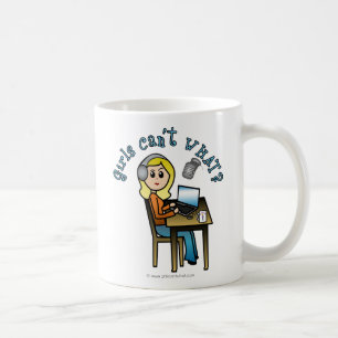 Taza De Café Broadcaster (rubia)