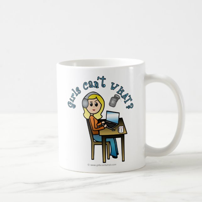 Taza De Café Broadcaster (rubia) (Derecha)