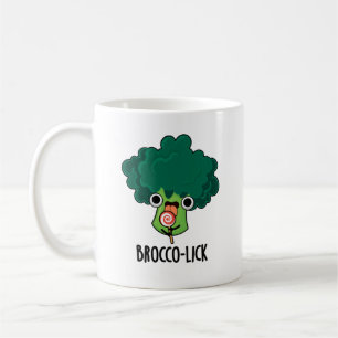 Taza De Café Brocco lick Funny Veggie Broccoli Pun