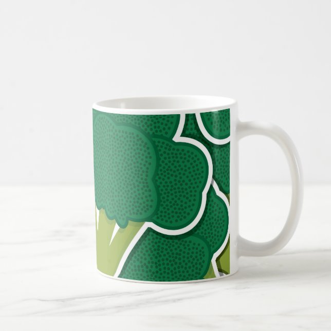 Taza De Café Broccoli funky (Derecha)