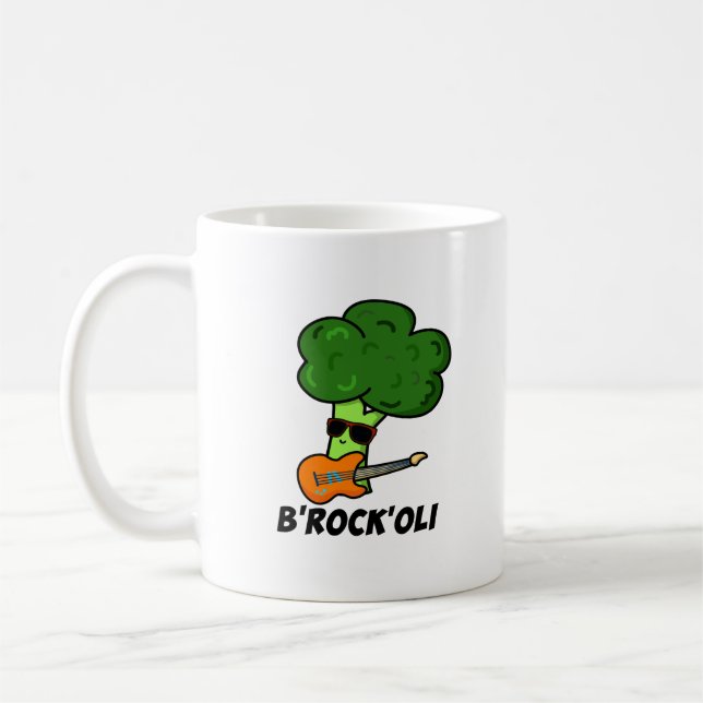 Taza De Café Broccoli Pun (Izquierda)