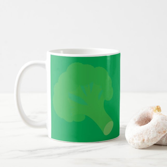 Taza De Café Brócoli (Con donut)