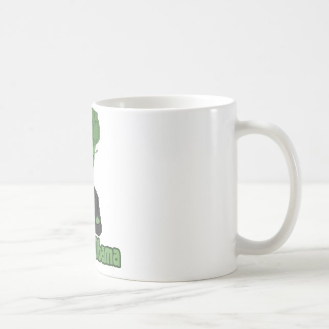 Taza De Café Bróculi Obama (Derecha)