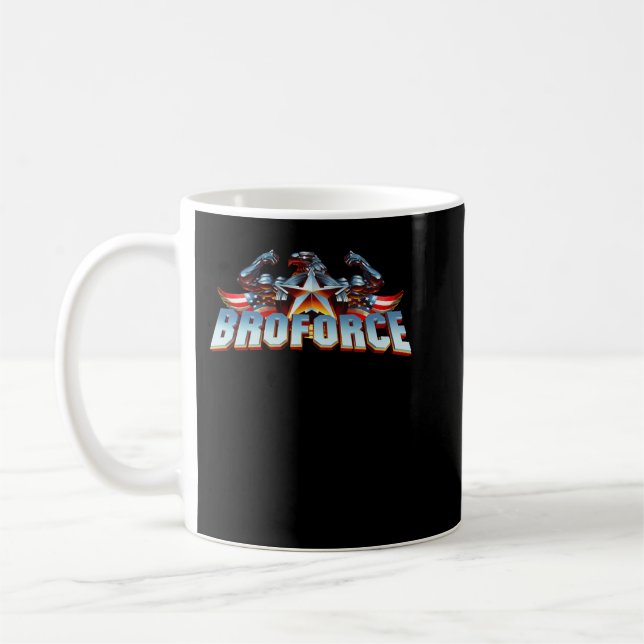 Taza De Café BROFORCE Classic TShirt1411 Esencial T Shirt (Izquierda)