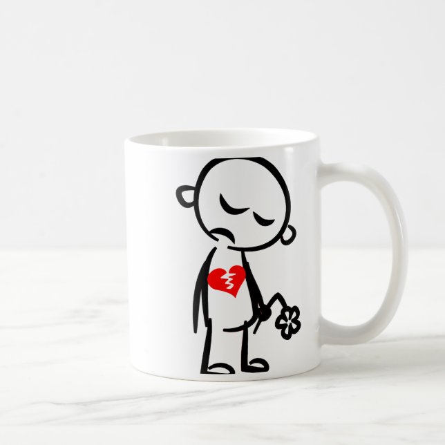 Taza De Café Broken Heart Valentine  (Derecha)