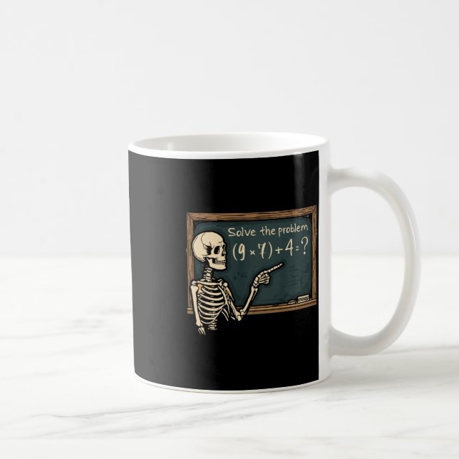 Taza De Café Broma divertida 67 Meme Brainrot broma de Hallowee (Derecha)