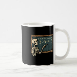 Taza De Café Broma divertida 67 Meme Brainrot Halloween Esquele