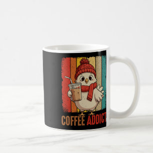 Taza De Café Broma Divertida Amante Del Café Pollo Bebiendo Caf