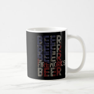 Taza De Café Bromas De Cerveza Retro 4 De Julio Desfile Fiesta