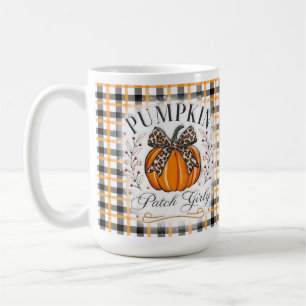Taza De Café Brompkin Parche Girly Fall Coffee Mug