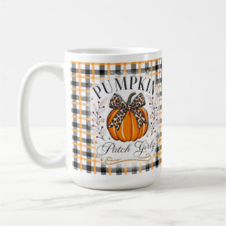 Taza De Café Brompkin Parche Girly Fall Coffee Mug