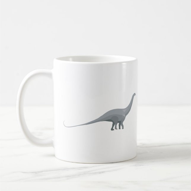 Taza De Café Brontosauro Dinosaurio (Izquierda)