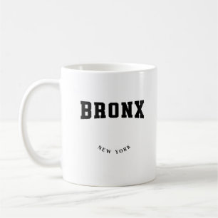 Taza De Café Bronx New York Black Coffee Mug