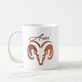 Taza De Café Bronze Aries el Ram Zodiac