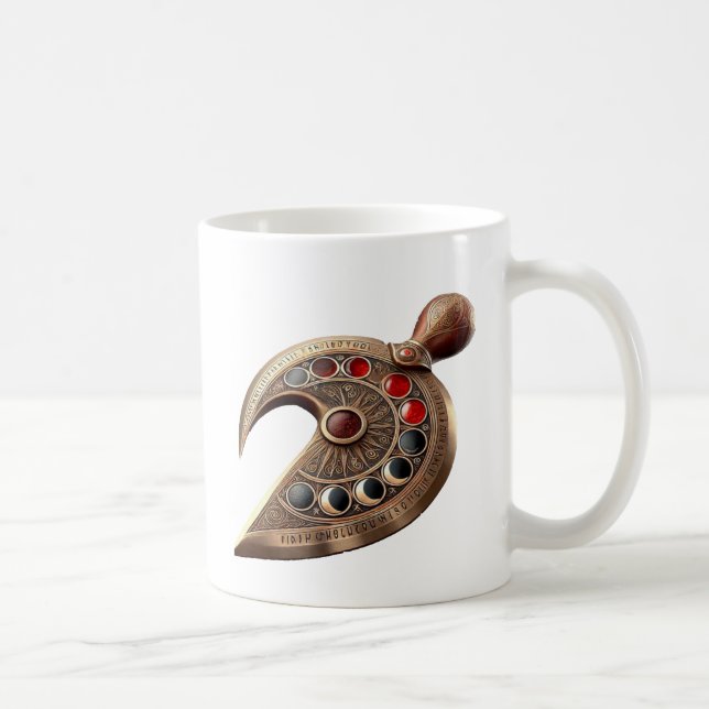 Taza De Café Bronze Lunar Dagger Kopis (Derecha)