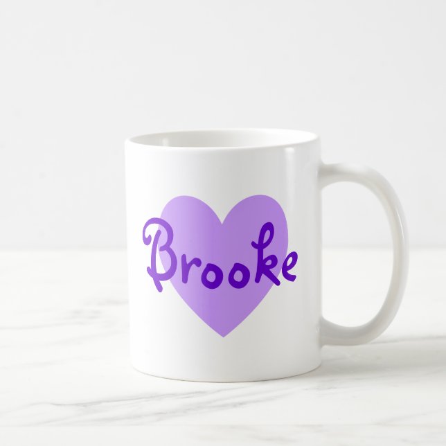 Taza De Café Brooke en morado (Derecha)