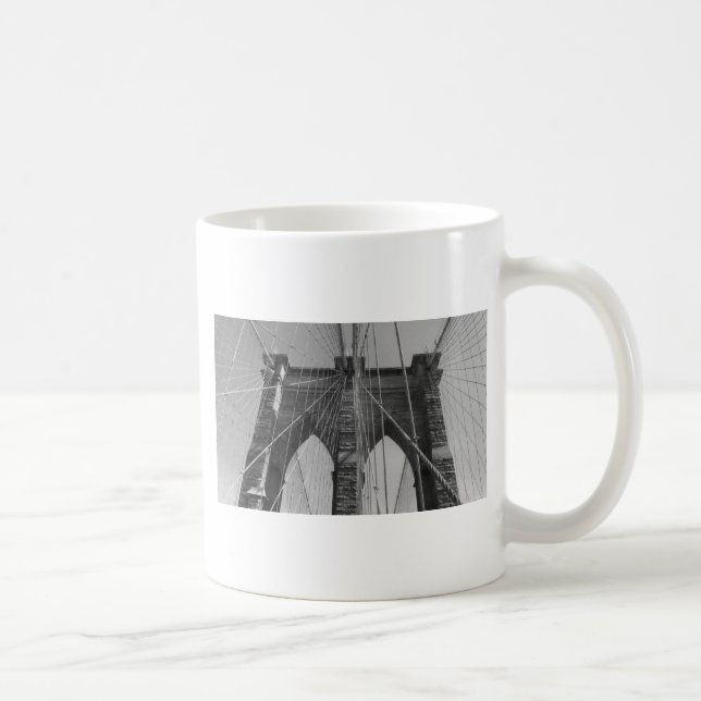 Taza De Café Brooklyn Bridge New York (Derecha)