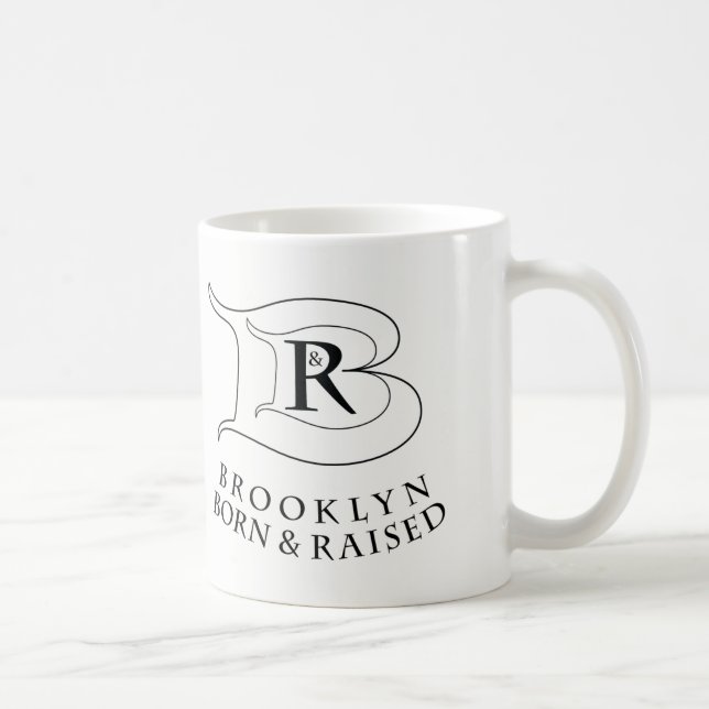 TAZA DE CAFÉ BROOKLYN NACIÓ Y RAIS™ LOGO MUG (Derecha)
