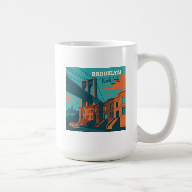 Taza De Café Brooklyn New York (Derecha)